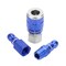 Colorconnex Coupler and Plug Kit, 3-Piece, Type C, 1/4in Body, 1/4in NPT, Blue A72452C - alternate 4